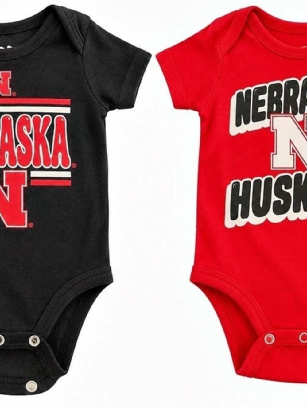 Colosseum Infant Snickers 2-Pack Onesie Nebraska Huskers